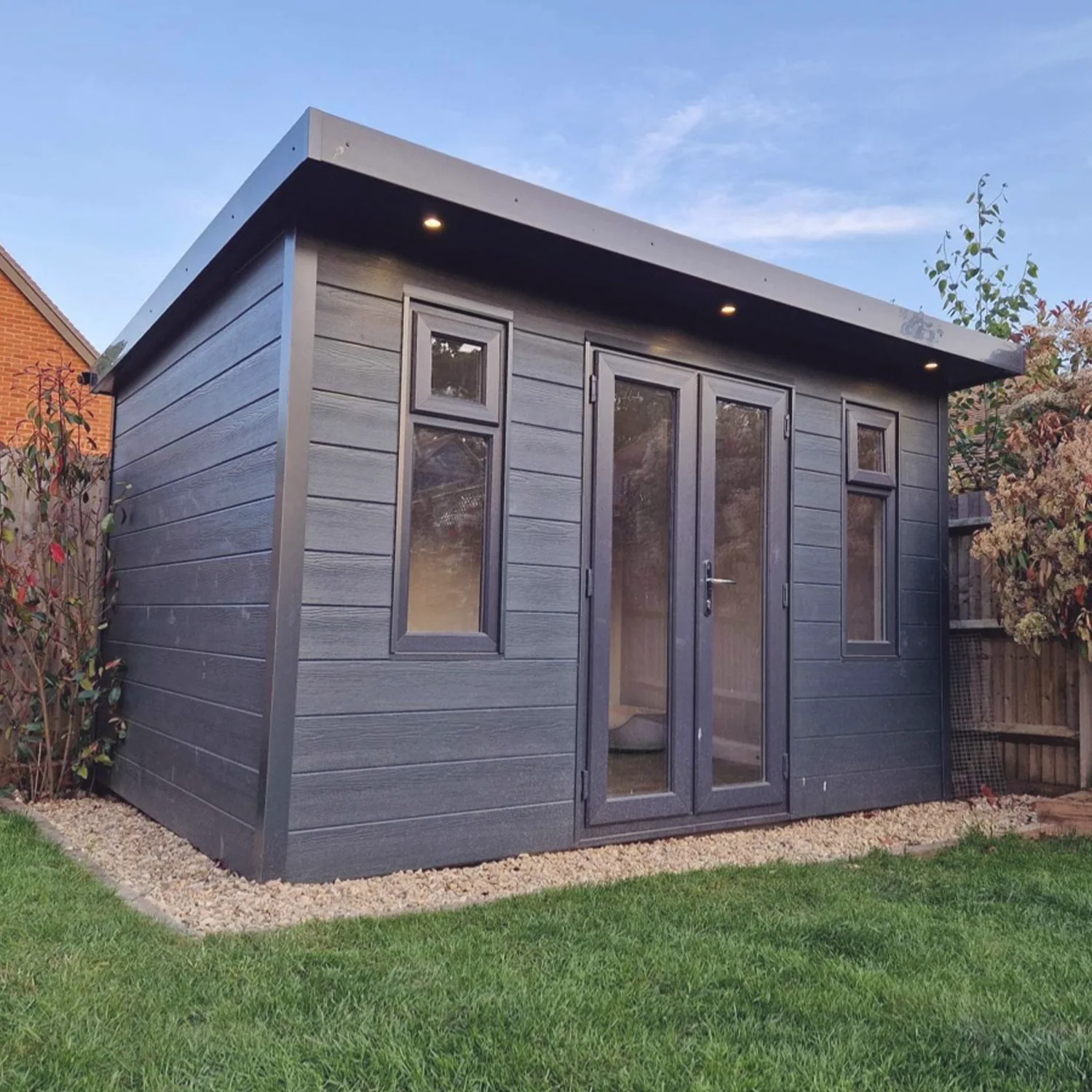 Garden office build by South Coast Timber